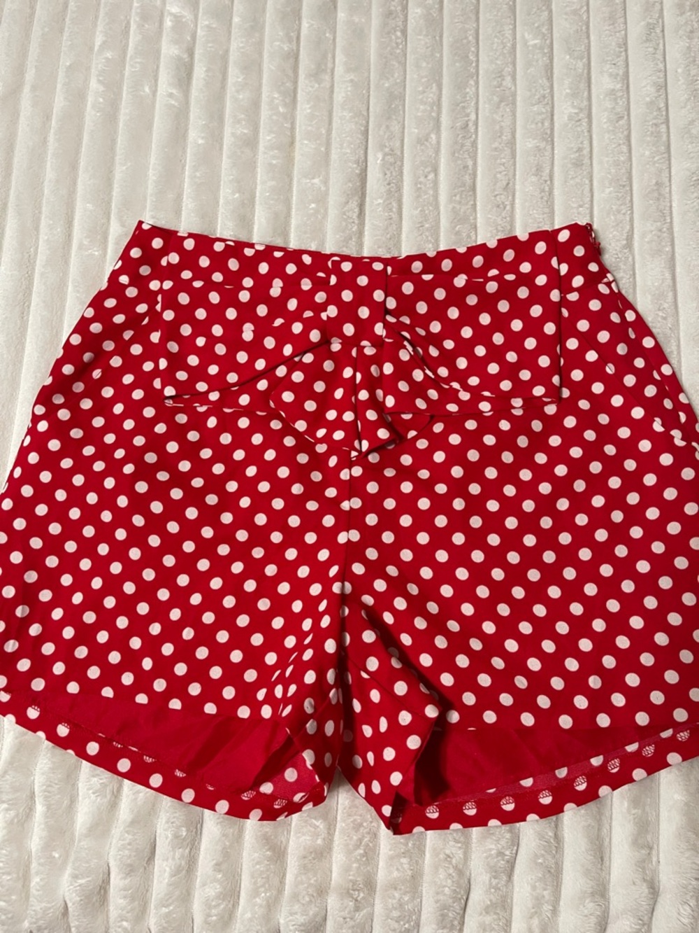 Disney Minnie Mouse by Lauren Conrad Polka Dot High-Waist Shorts | Size Small